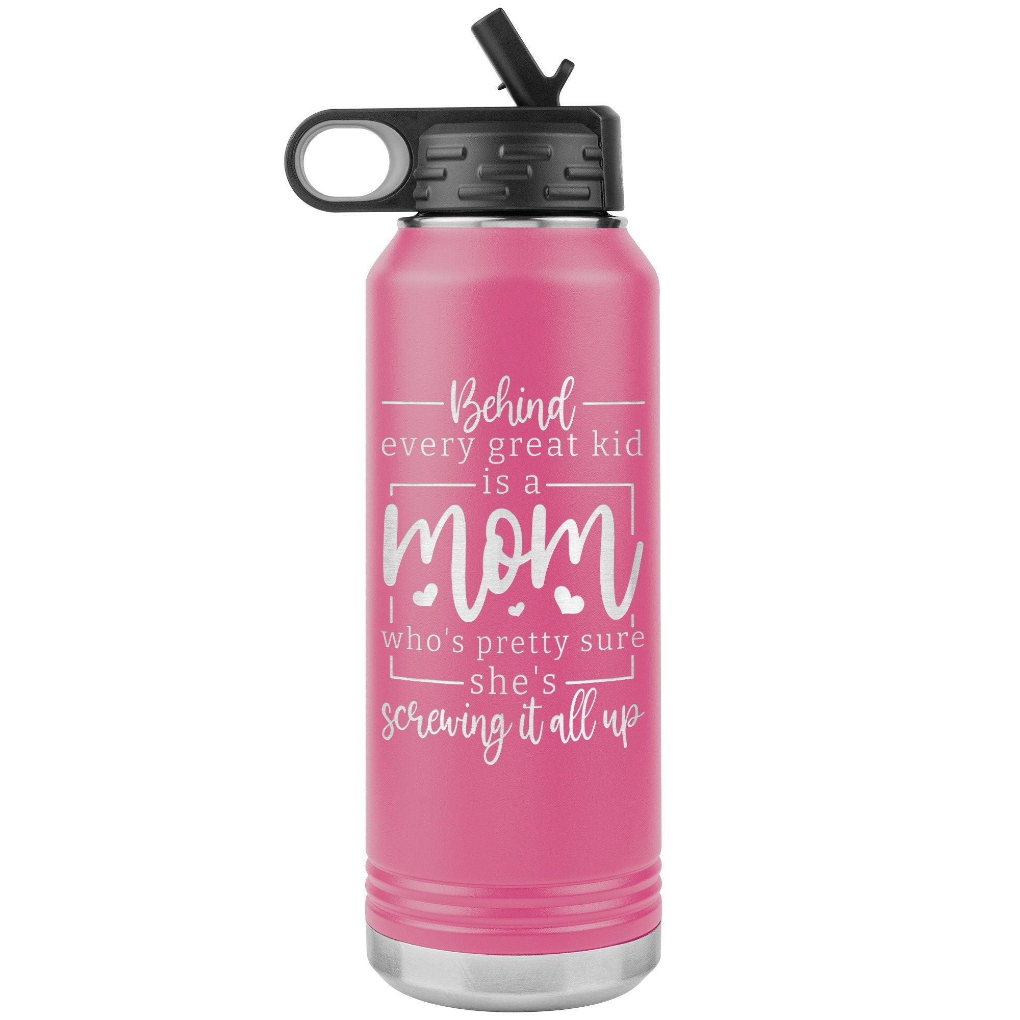 Best MOM Ever Tumbler 32oz Water Bottle Gift For Mom Laser Etched Coffee Tumbler Birthday Gift For Mom Skinny Tumbler With Lid