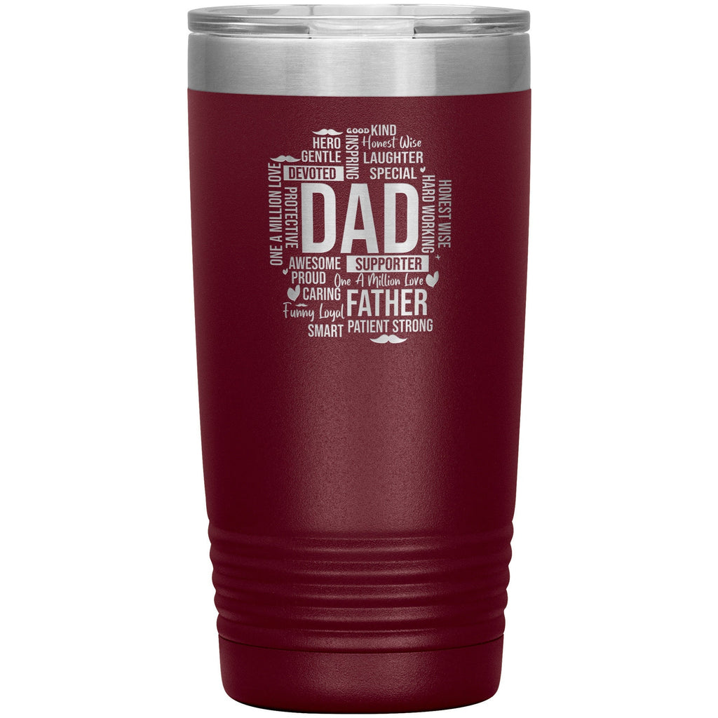 Best Dad Ever Coffee Tumbler, Funny Dad Travel Tumbler, Father's Day Gift for Grandpa, Dad Coffee Tumbler, Laser Etched Grandpa Tumbler Gift