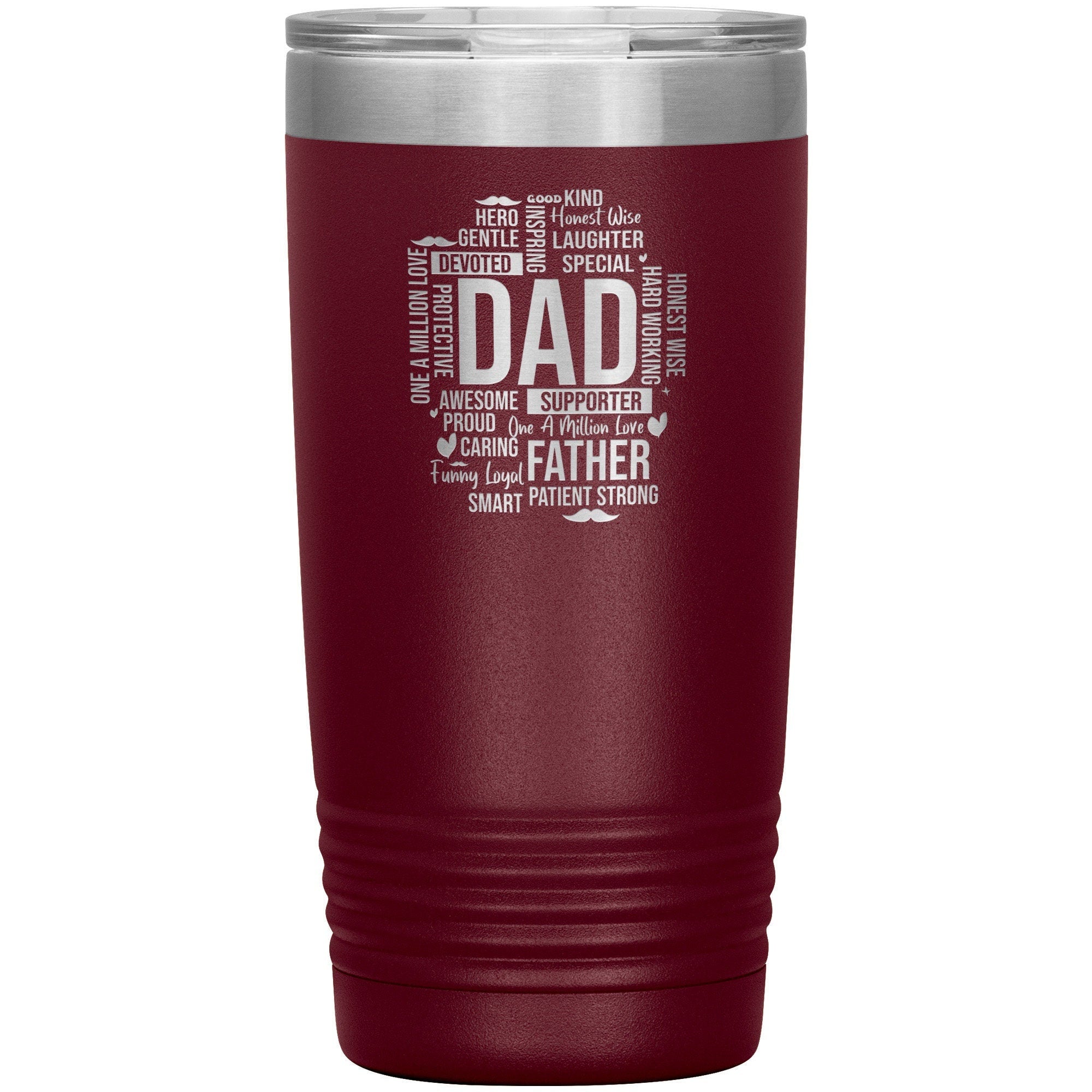 Best Dad Ever Coffee Tumbler, Funny Dad Travel Tumbler, Father's Day Gift for Grandpa, Dad Coffee Tumbler, Laser Etched Grandpa Tumbler Gift