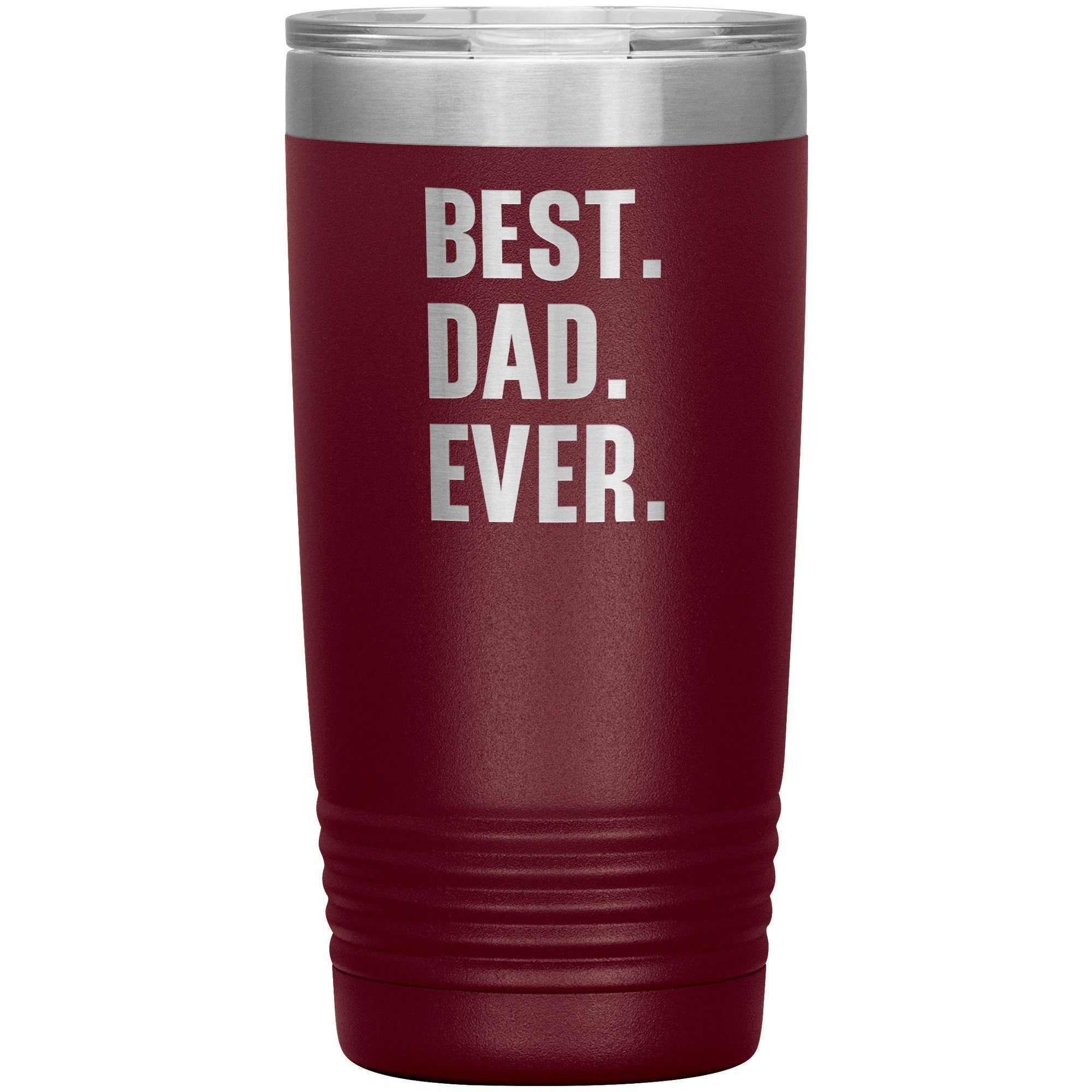 Best Dad Ever Coffee Tumbler, Funny Dad Travel Tumbler, Father's Day Gift for Grandpa, Dad Coffee Tumbler, Laser Etched Grandpa Tumbler Gift